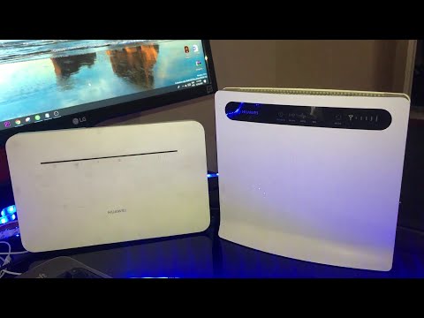 How to reset and configure a Huawei home router CPE B593-E304 at home, change WiFi password and APN