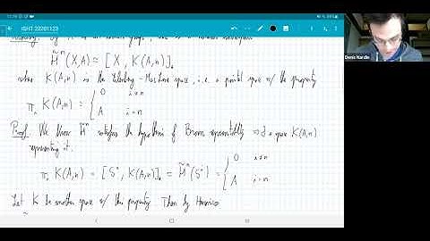 Introduction to stable homotopy theory (Denis Nardin) - Lecture 6