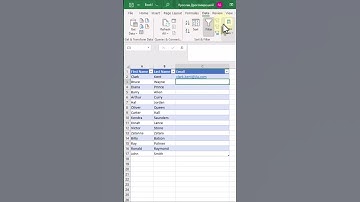 Flash Fill Example: Generate Emails List #excelshorts #exceltip #shorts
