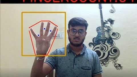Hand gesture recognition(Finger Count) using python and opencv