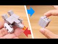 How to build LEGO brick micro cube type cannon tank transformer mech MOC - Cunnon