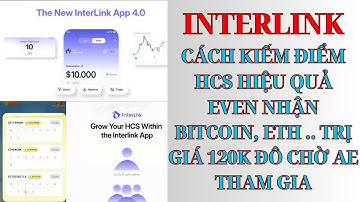 INTERLINK NETWORK ! HƯỚNG DẪN KIẾM ĐIỂM HCS HIỆU QUẢ, QUAY SPIN CƠ HỘI NHẬN 01 BITCOIN, 01 ETH ...