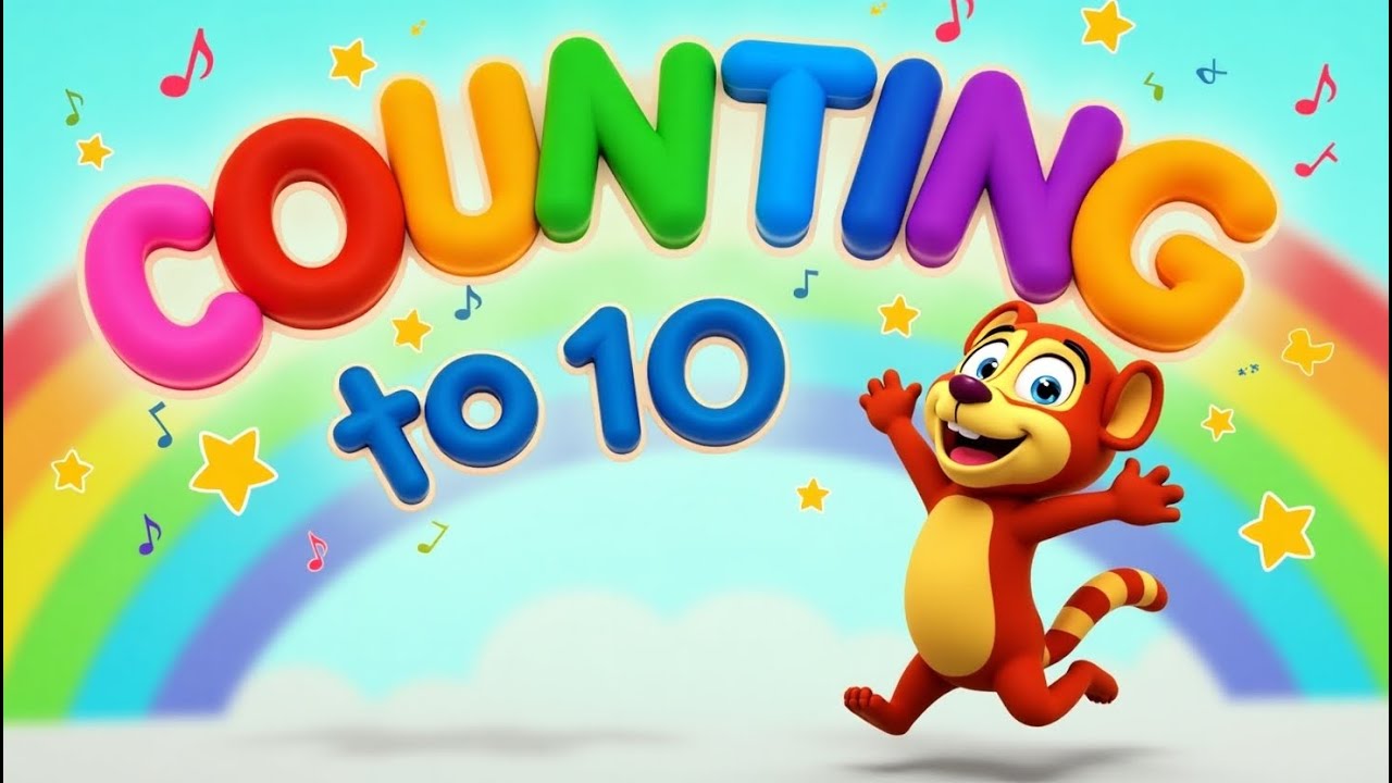 Counting to Ten 🎉🔢 | Fun Numbers Song for Kids 👧🧒 | Little Loomie 🎶