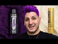 BLEACHING AND DYING MY HAIR AT HOME | BLONDE BRILLIANCE BLEACH AND ARCTIC FOX COLOR IN PURPLE RAIN