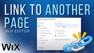 How to Link to Another Page in Wix | Wix Tutorial (2025) screenshot 2