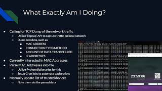 Network Traffic MAC Address Parser