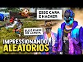 IMPRESSIONEI OS ALEATÓRIOS JOGANDO DE BARRET E FUI CHAMADO DE HACKER 😯🔥 - FREE FIRE