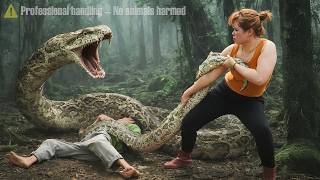 72-Hour Dramatic Rescue - Brave Woman Saves Man from Giant Python