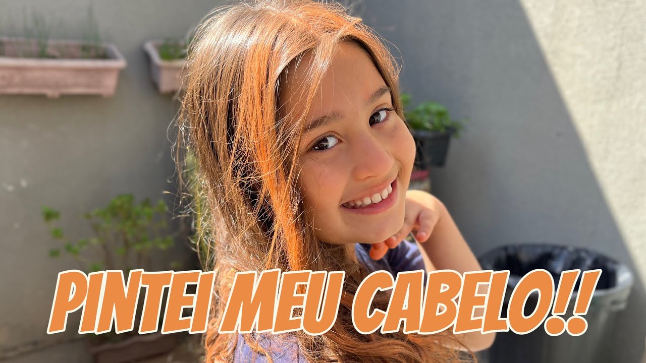 Pintei meu cabelo!!! - YouTube