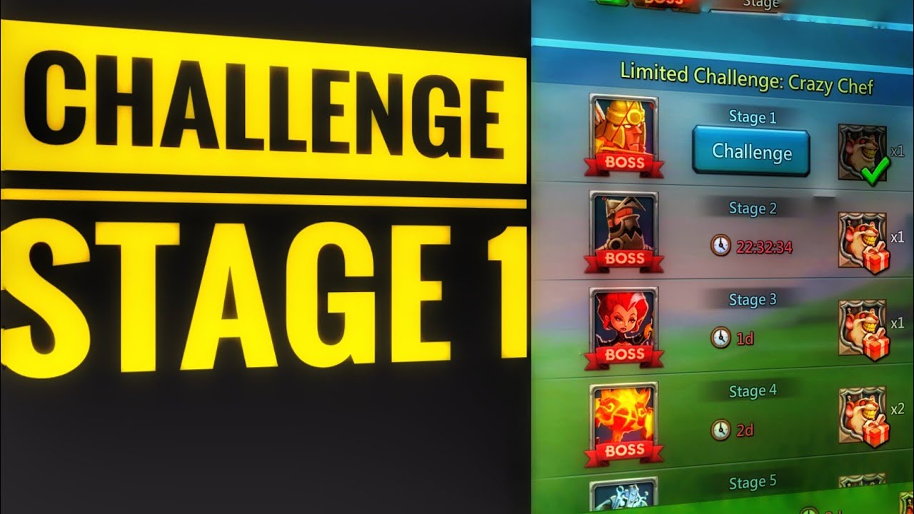 Lords Mobile - Limited Challenge Stage 1