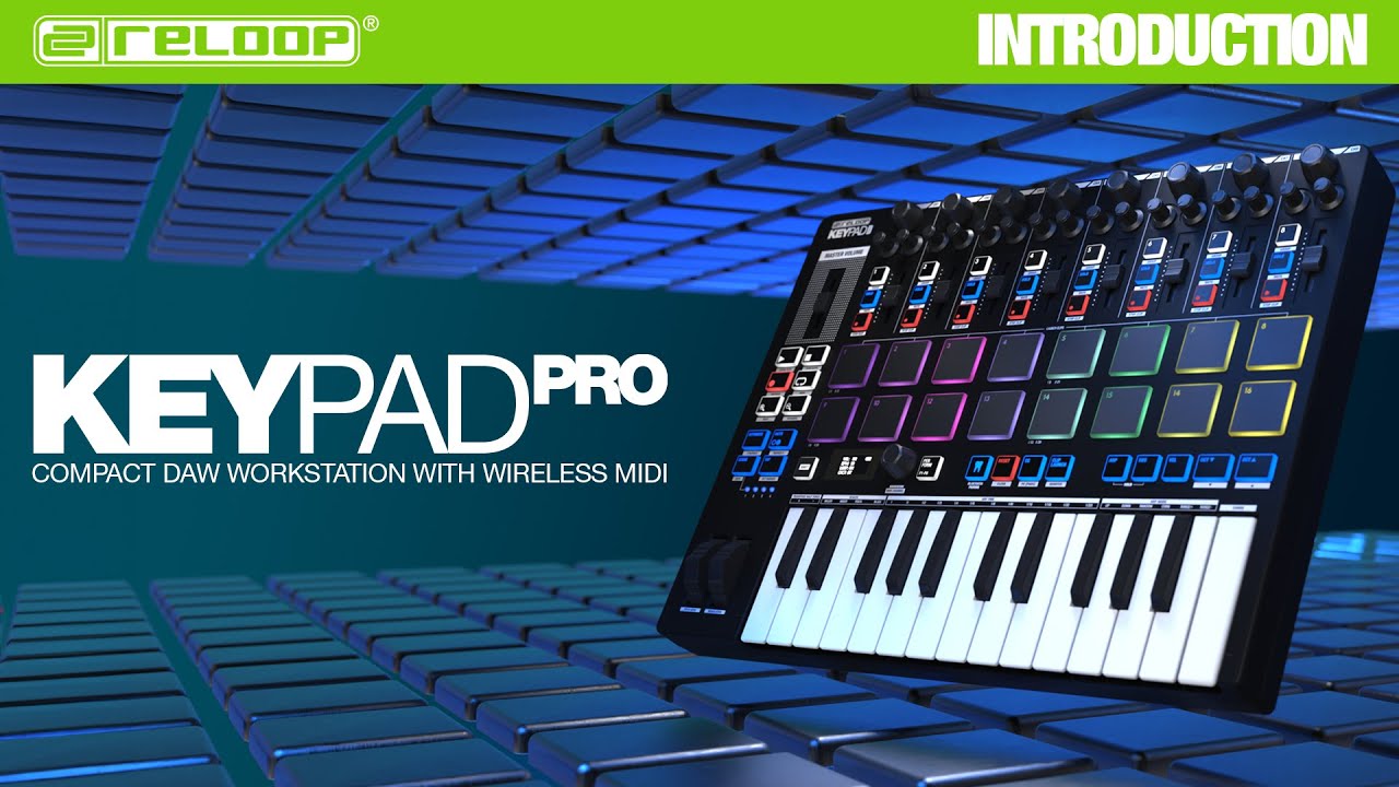 Reloop Keypad Pro 25-key DAW Workstation MIDI Controller | Sweetwater