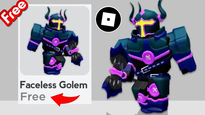 Ura!! Kako dobiti besplatnog bezličnog Golema u Robloxu | Besplatni predmeti u Robloxu