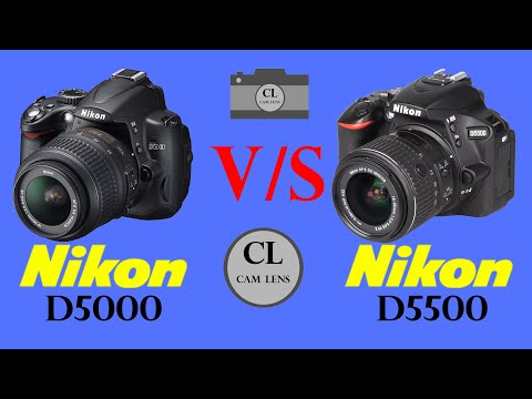 Nikon D5000 vs Nikon D5500