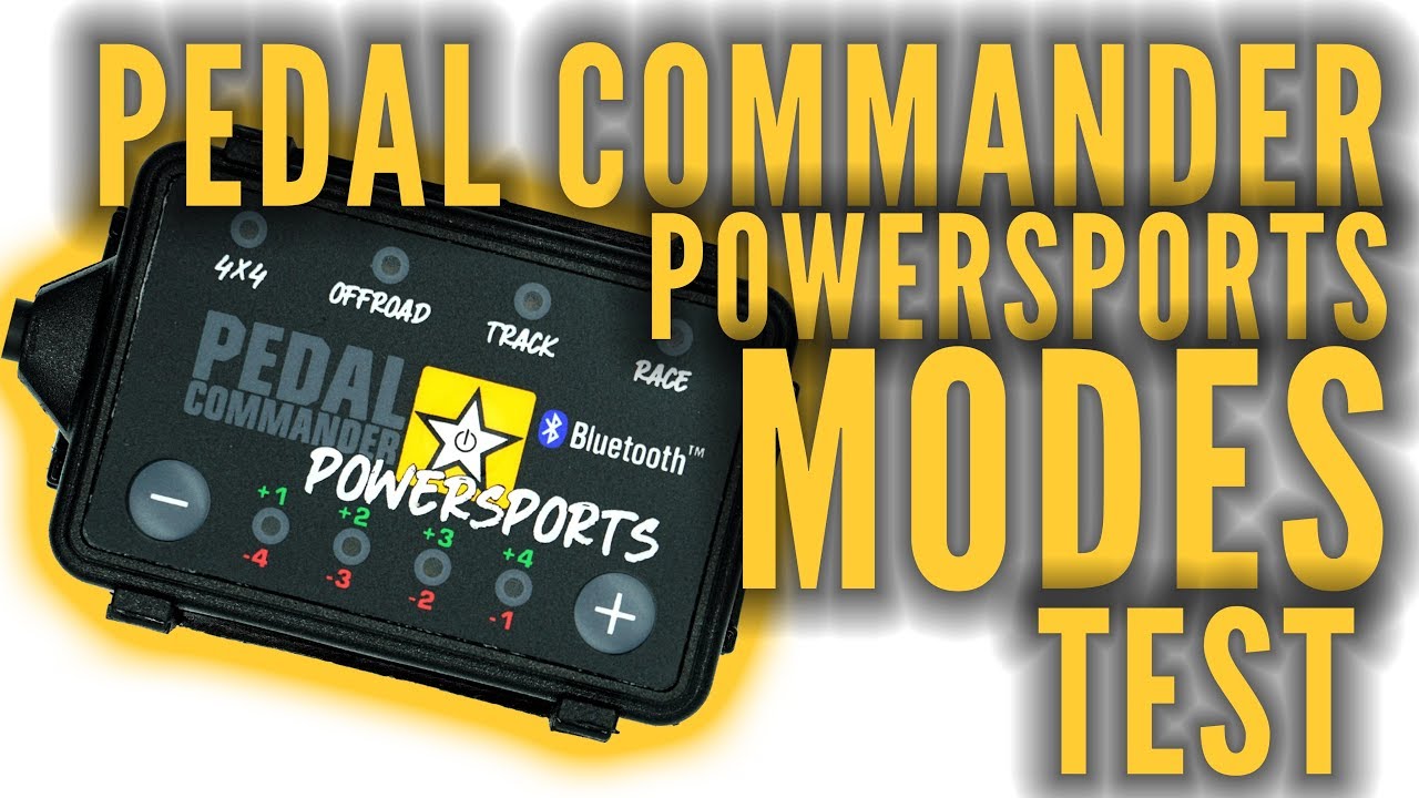 Pedal Commander Powersports MODES TEST YouTube