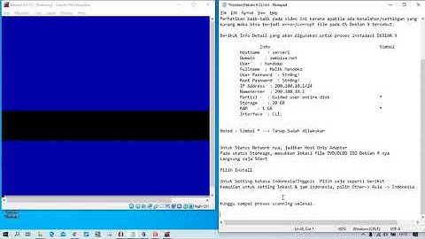 Cara instalasi Debian 9 di VirtualBox   | Linux Environment