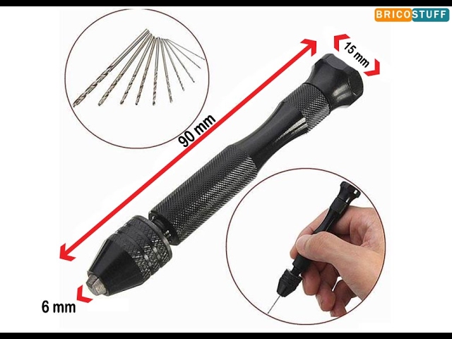 Mini Craft adjustable Hand Drill preview and how to use - Malaysia