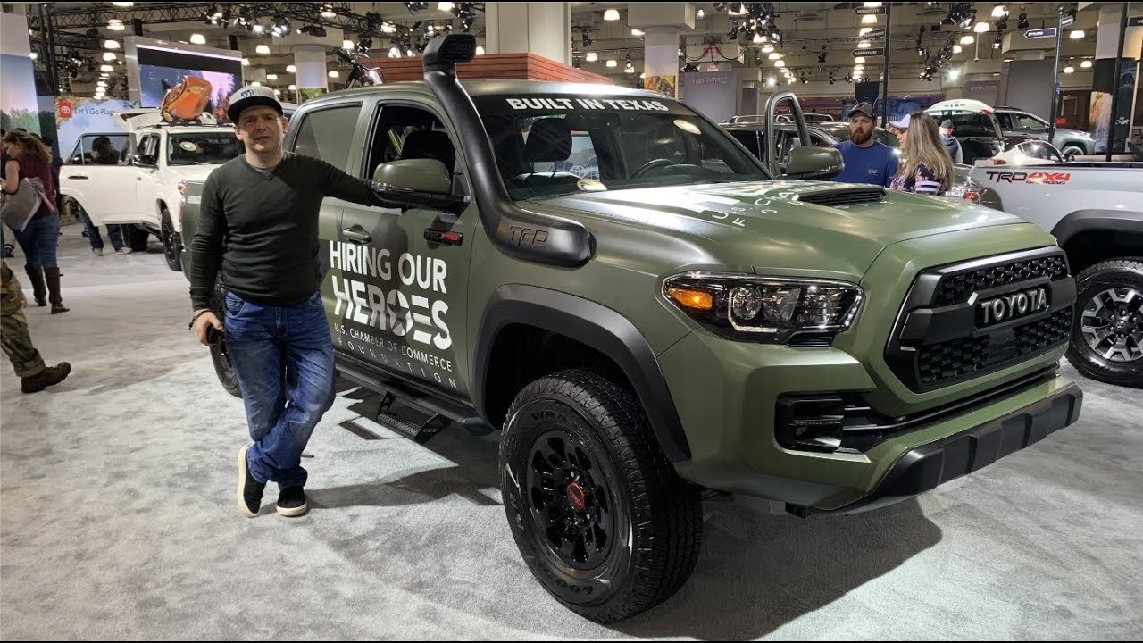 Toyota Tacoma Trd Pro Us Pick Up Truck Model 2019 Walkaround And Interior