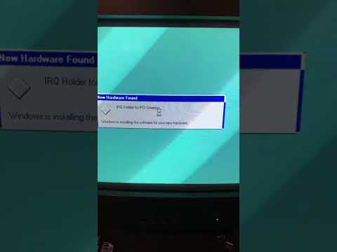Windows 98 first boot #windows98 #retrocomputer