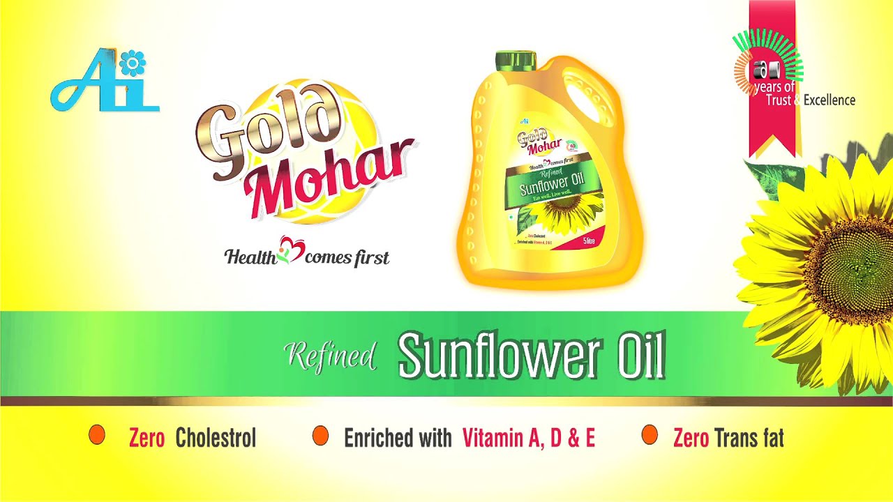 Sunflower Refined Oil Health Comes First Gold Mohar Edible Oils