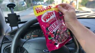 I am eating Candy Products while driving, this is super Crazy kind of thing kind of hobby Im stupid by German Candy Taster 5,981 views 1 year ago 3 minutes, 26 seconds