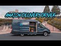 A DAY IN THE LIFE OF AN AMAZON DELIVERY DRIVER (I ALMOST DIED)