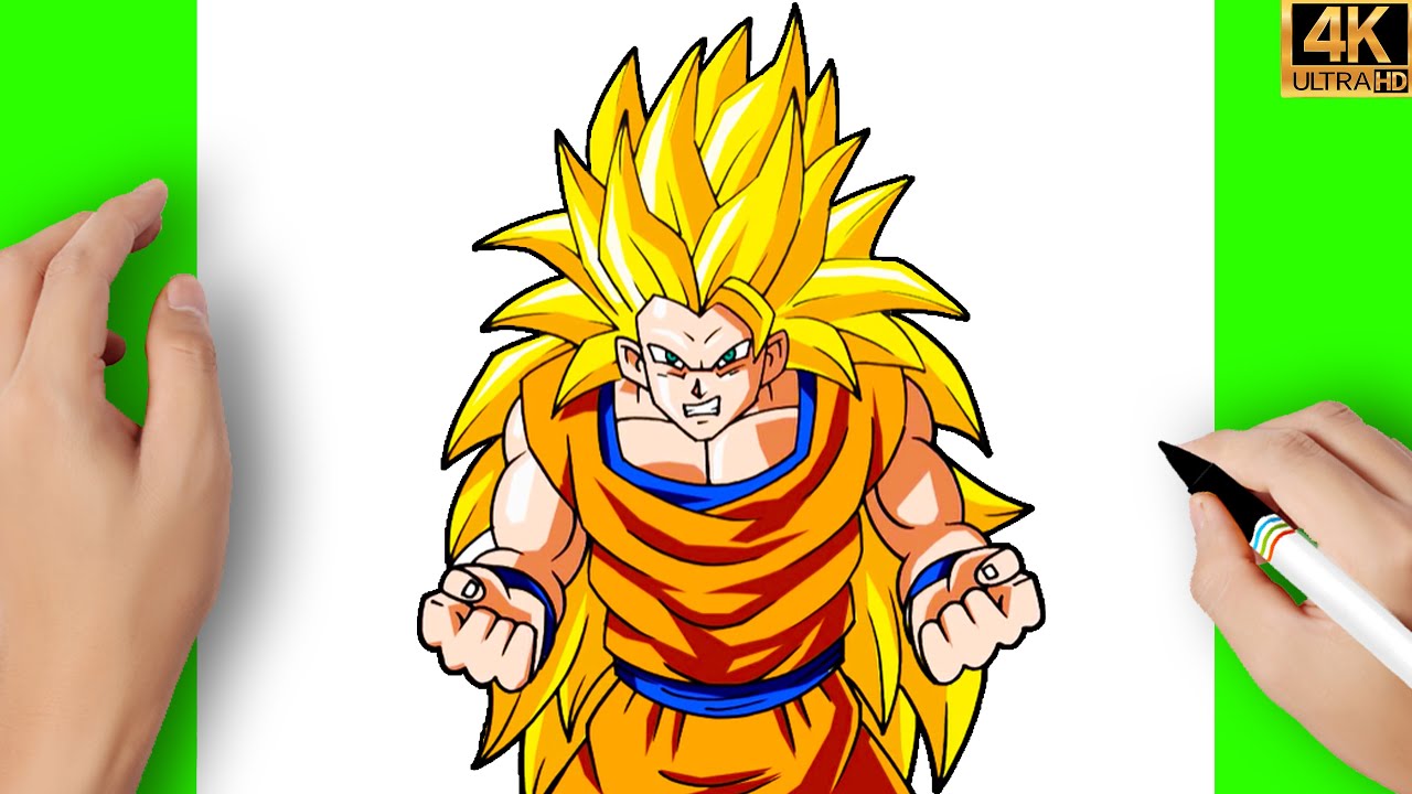 Easy Goku SSJ - Dessin Dragon Ball, Comment dessiner Dragon Ball pour