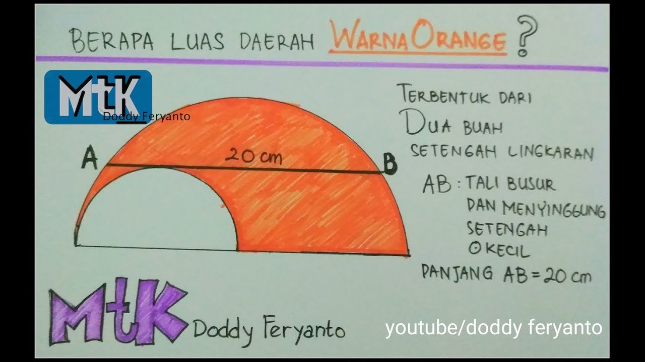 Soal Olimpiade Matematika Sd Aplikasi Teorema Pythagoras Youtube
