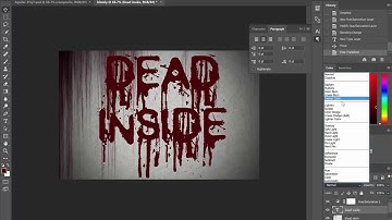 Adobe Photoshop "Bloody" Text Effect by Jessica Aguilar