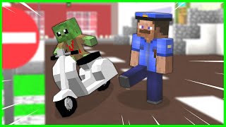 Faki̇r Zombi̇ Motor Kazasi Yapti - Minecraft