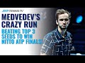 Daniil Medvedev's CRAZY Run Beating Top 3 To Win 2020 Nitto ATP Finals!