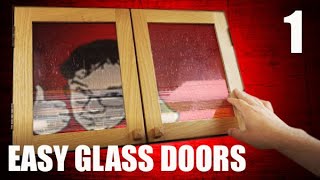 Why glass cabinet doors are easy to make