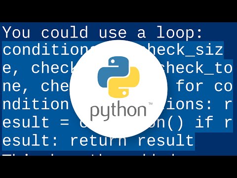 Pythonic way to avoid "if x: return x" statements