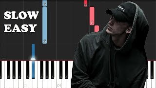 NF -Time (SLOW EASY PIANO TUTORIAL)