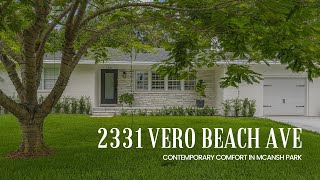 2331Vero Beach Ave Vero Beach Florida McAnsh Park Mazie Regan Florida Real Estate