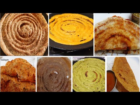 7 Days 7 Variety Dosa Recipes in Tamil-Breakfast Recipes in Tamil-Dinner Recipes in Tamil-Tiffin
