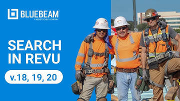 Search in Revu (v.18, 19, 20)