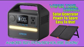 Anker 521 PowerHouse - Solar Generator, Fast Charge, Powerful, Smart!