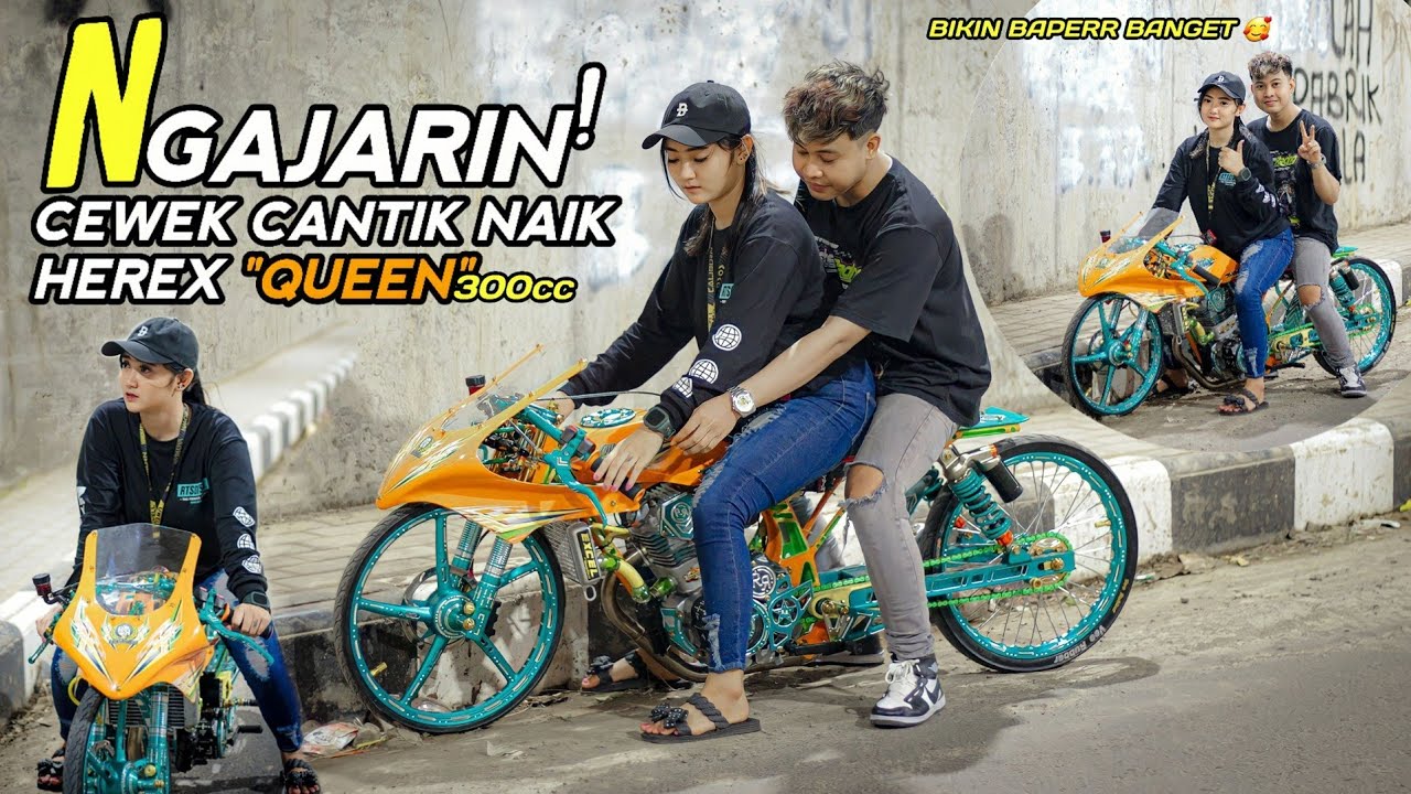 NGAJARIN CEWEK SUPER CANTIK NAIK HEREX 