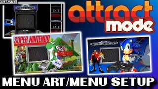 How To Setup Menu Art/Layout for Attract Mode 2024 #attractmode #frontend #emulator