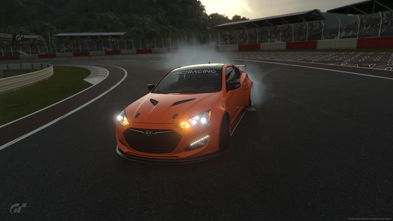 Gran Turismo 7 Drift Run + Drift Setup Big Turbo Genesis Coupe PS5 Gameplay (Controller