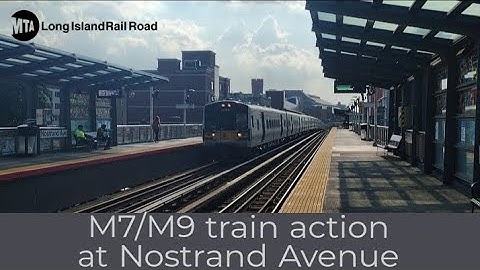 LIRR train action at Nostrand Avenue