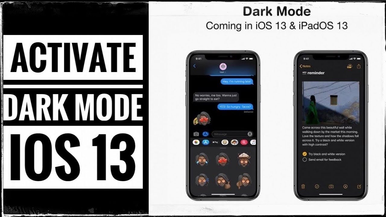 How To Enable Official Dark Mode In IOS 13 On Any IPhones....!!!! - YouTube