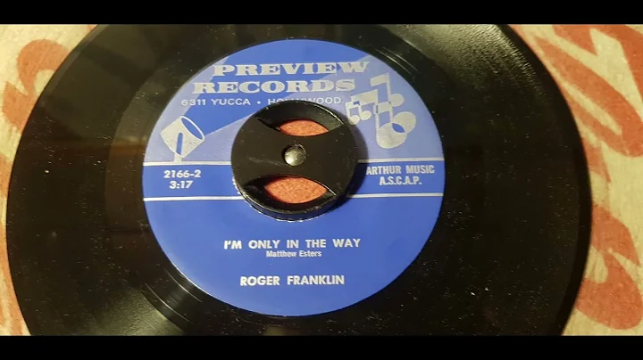 Roger Franklin -  Im Only In The Way - 1971 Pop Ro...