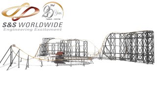 Launched S&S El Loco Roller Coaster Concept | No Limits 2 Roller Coaster Concept