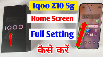 Iqoo z10 5g Home Screen Settings / Iqoo z10 5g me home screen seting kaise kare