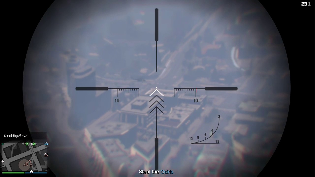 Heavy Sniper MKII v Savage. Long Distance Shot.