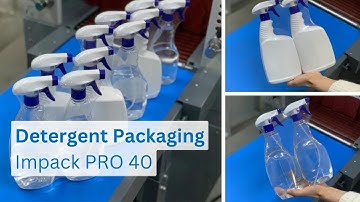 Detergent Packaging Machine | IMPACK Pro 40 Continuous Side Sealer Shrink Wrapping Machine