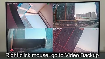 How to Backup Videos in NVR & How to Play Backup Video