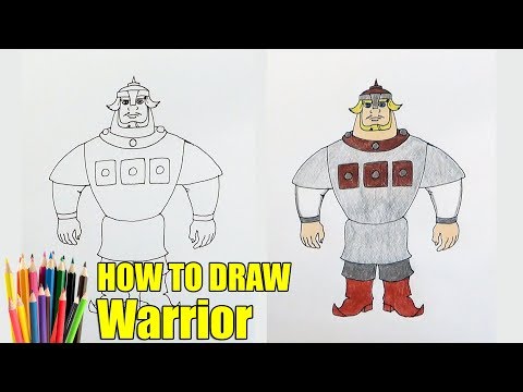 Как Нарисовать Добрыню Никитича, Три Богатыря, How To Draw Warrior