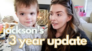 3 YEAR OLD TODDLER UPDATE | milestones, development, sleeping, eating, chatting all the things!